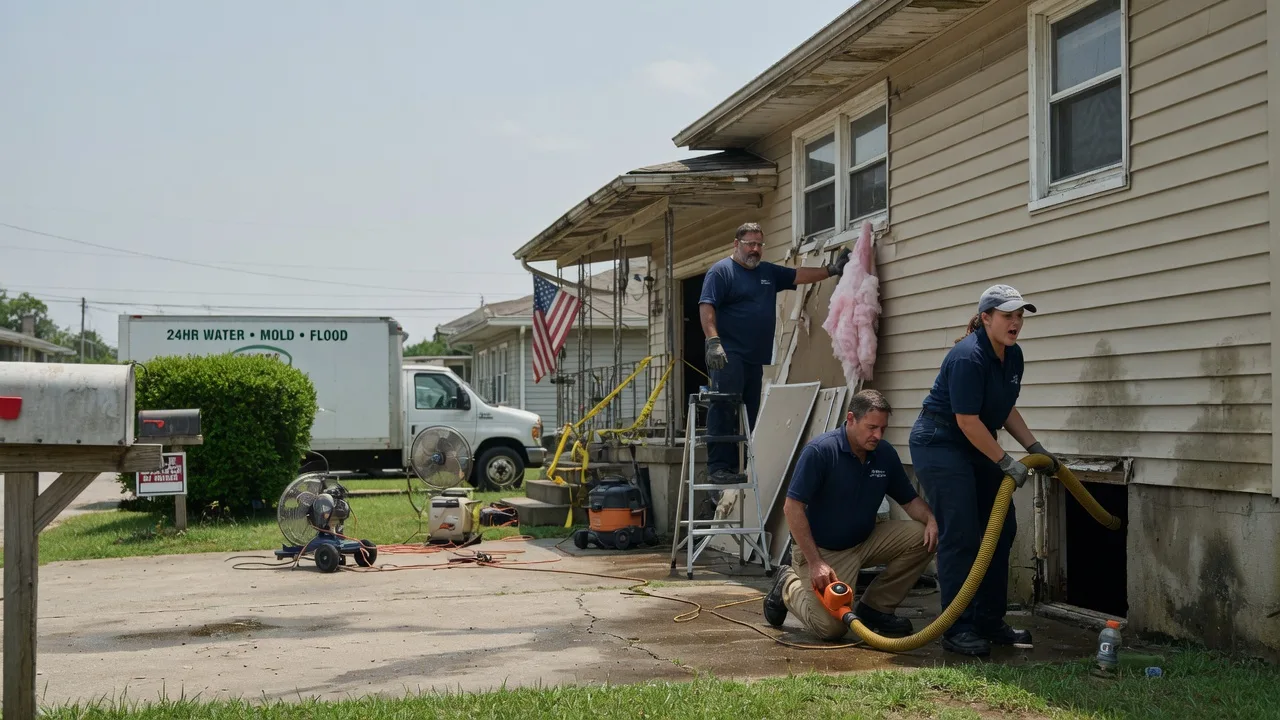 Water Damage Repair in Lohn, TX near me